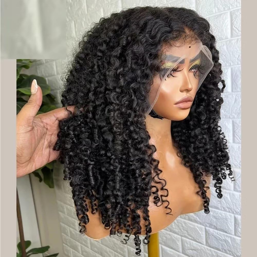 13x4 Kinky curly wig 12 inch (200%)