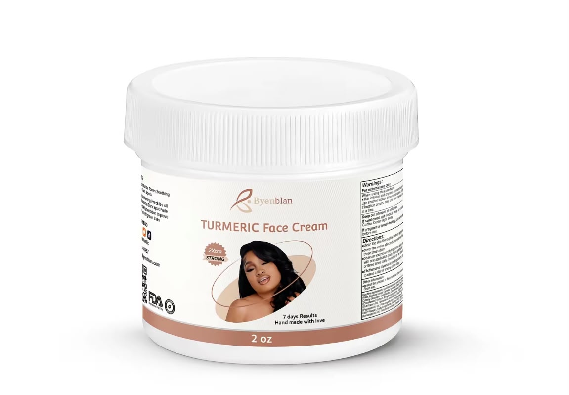 Byenblan Turmeric Face Cream – Brightening & Hydrating Daily Moisturizer